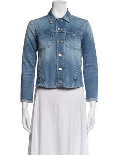 Pre-owned L'agence Denim Jacket In Blue
