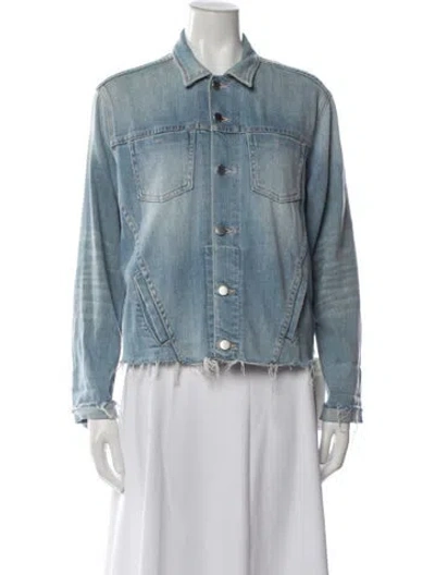 Pre-owned L'agence Denim Jacket In Blue
