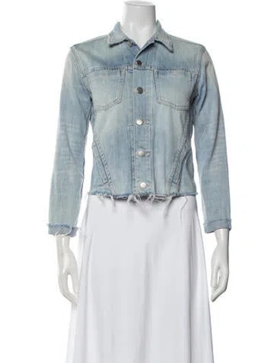 Pre-owned L'agence Denim Jacket In Blue