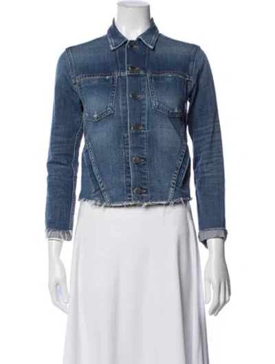 Pre-owned L'agence Denim Jacket In Blue