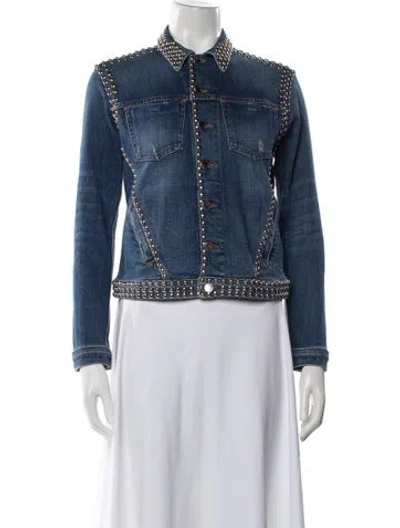 Pre-owned L'agence Denim Jacket In Blue