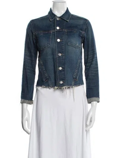 Pre-owned L'agence Denim Jacket In Blue