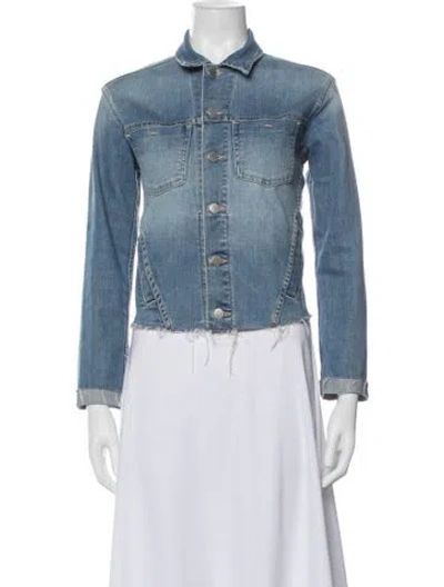 Pre-owned L'agence Denim Jacket In Blue