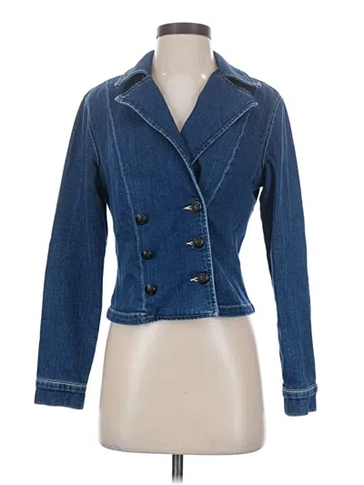 Pre-owned L'agence Denim Jacket In Blue