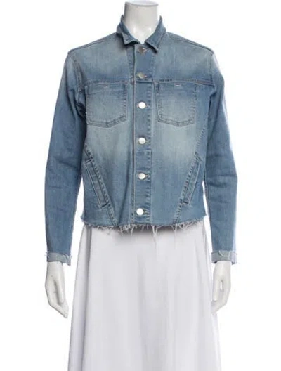 Pre-owned L'agence Denim Jacket In Blue