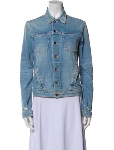 Pre-owned L'agence Denim Jacket In Blue
