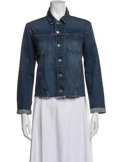 Pre-owned L'agence Denim Jacket In Blue