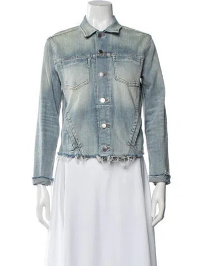 Pre-owned L'agence Denim Jacket In Blue