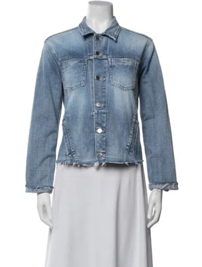 Pre-owned L'agence Denim Jacket In Blue