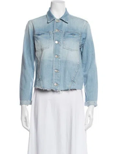 Pre-owned L'agence Denim Jacket In Blue