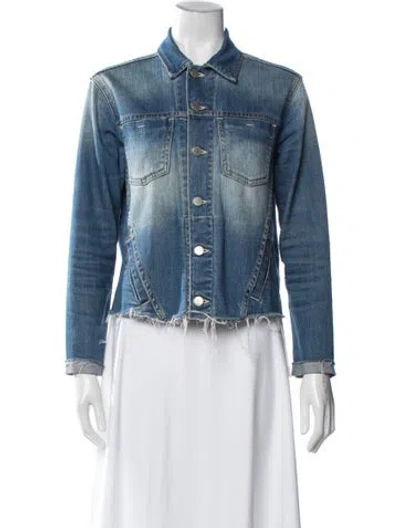 Pre-owned L'agence Denim Jacket In Blue
