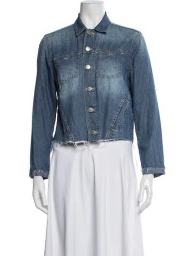 Pre-owned L'agence Denim Jacket In Blue
