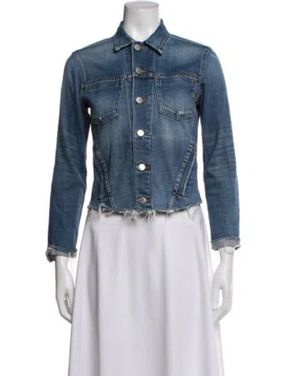 Pre-owned L'agence Denim Jacket In Blue