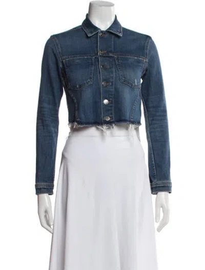 Pre-owned L'agence Denim Jacket In Blue
