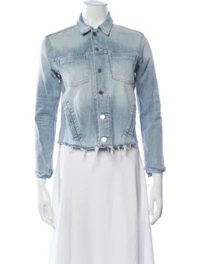 Pre-owned L'agence Denim Jacket In Blue