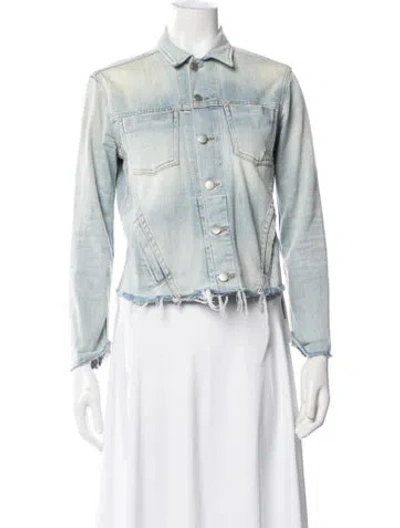 Pre-owned L'agence Denim Jacket In Blue