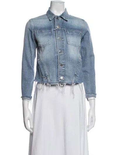 Pre-owned L'agence Denim Jacket In Blue