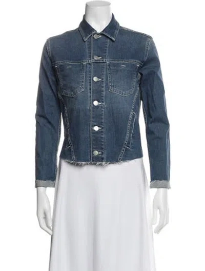 Pre-owned L'agence Denim Jacket In Blue