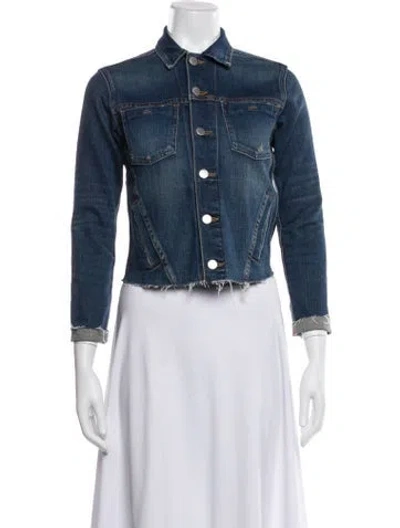 Pre-owned L'agence Denim Jacket In Blue