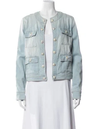 Pre-owned L'agence Denim Jacket In Blue