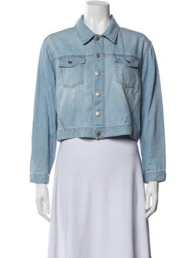 Pre-owned L'agence Denim Jacket In Blue