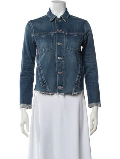 Pre-owned L'agence Denim Jacket In Blue