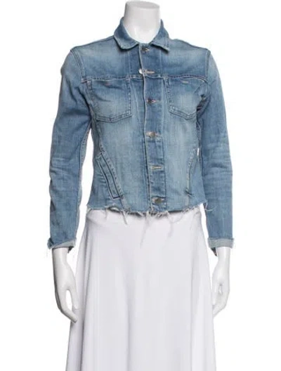 Pre-owned L'agence Denim Jacket In Blue