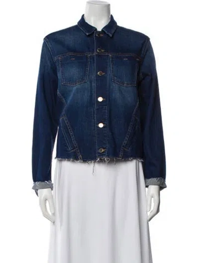 Pre-owned L'agence Denim Jacket In Blue