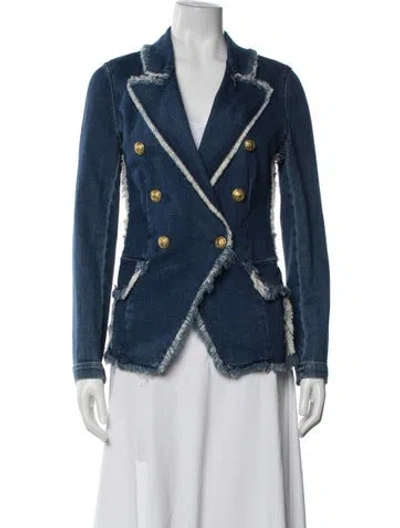 Pre-owned L'agence Denim Jacket In Blue