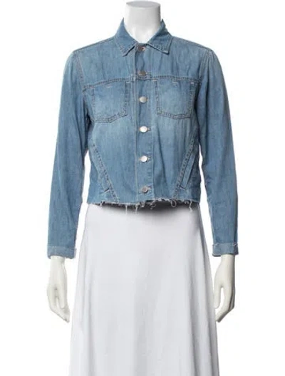 Pre-owned L'agence Denim Jacket In Blue