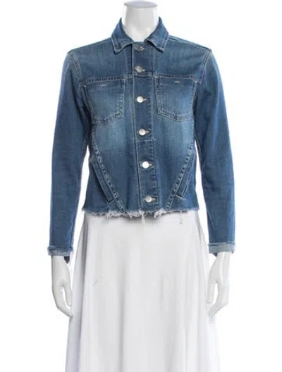 Pre-owned L'agence Denim Jacket In Blue