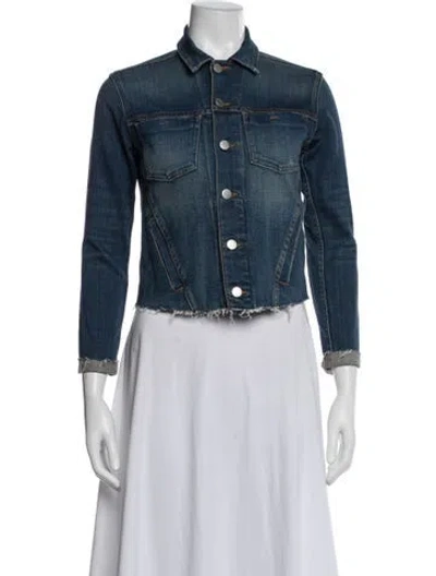 Pre-owned L'agence Denim Jacket In Blue
