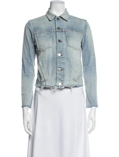 Pre-owned L'agence Denim Jacket In Blue