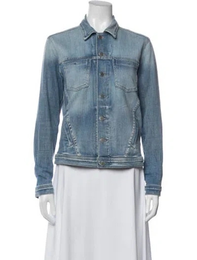 Pre-owned L'agence Denim Jacket In Blue