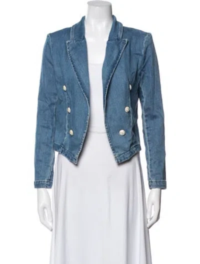 Pre-owned L'agence Denim Jacket In Blue