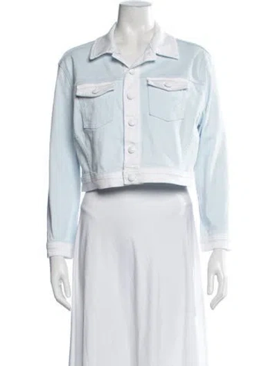Pre-owned L'agence Denim Jacket In Blue