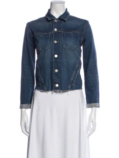 Pre-owned L'agence Denim Jacket In Blue