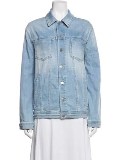 Pre-owned L'agence Denim Jacket In Blue