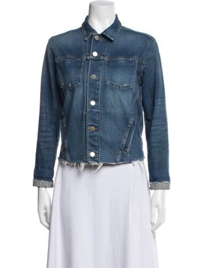 Pre-owned L'agence Denim Jacket In Blue