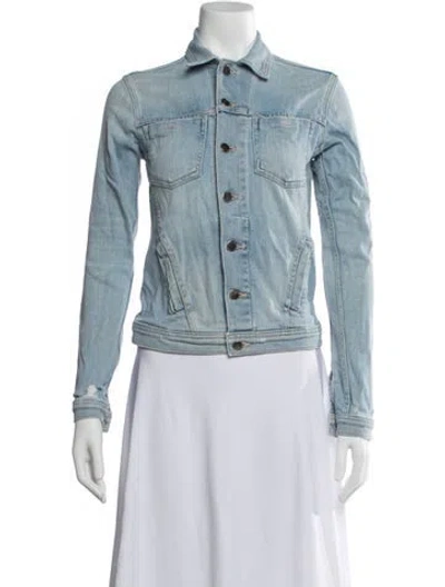 Pre-owned L'agence Denim Jacket In Blue