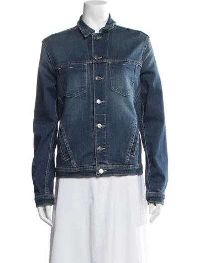 Pre-owned L'agence Denim Jacket In Blue
