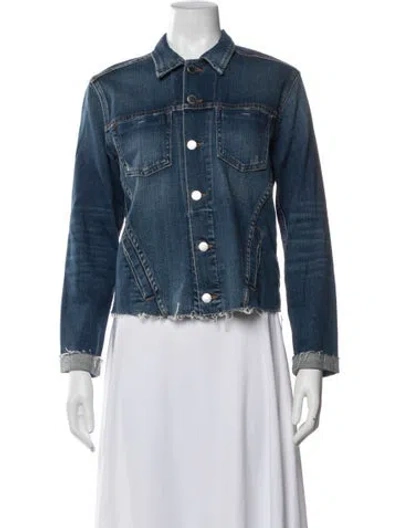 Pre-owned L'agence Denim Jacket In Blue