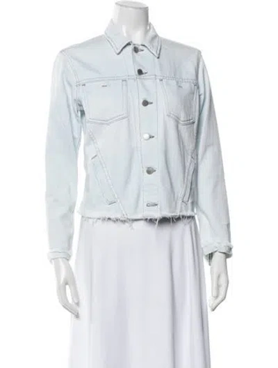 Pre-owned L'agence Denim Jacket In Blue