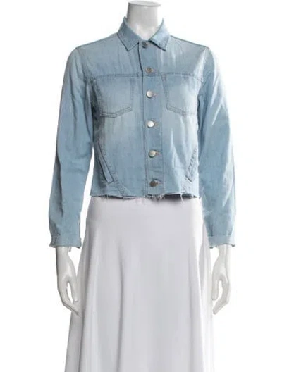 Pre-owned L'agence Denim Jacket In Blue
