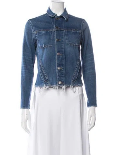Pre-owned L'agence Denim Jacket In Blue