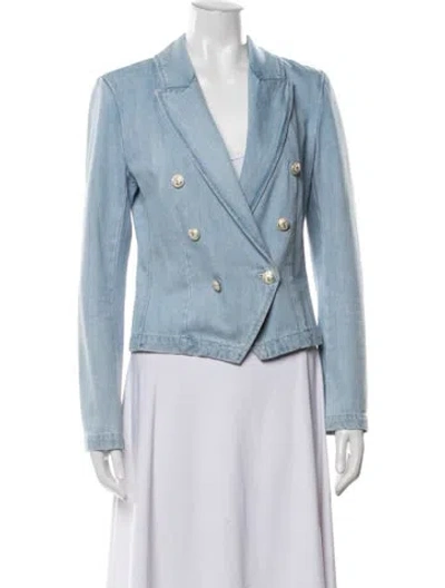 Pre-owned L'agence Denim Jacket In Blue