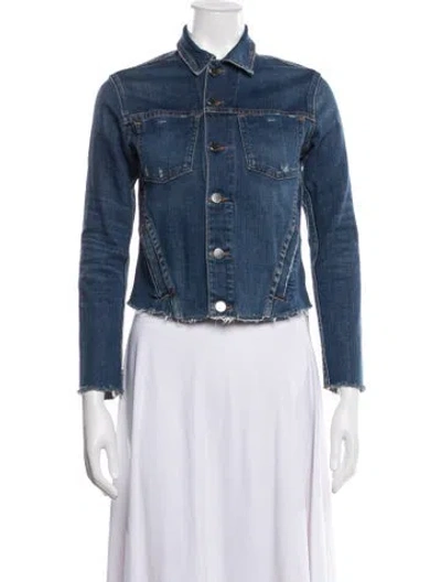 Pre-owned L'agence Denim Jacket In Blue