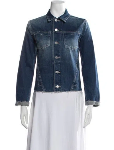 Pre-owned L'agence Denim Jacket In Blue