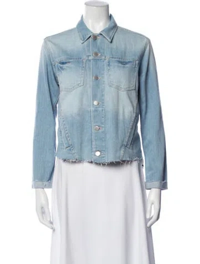 Pre-owned L'agence Denim Jacket In Blue