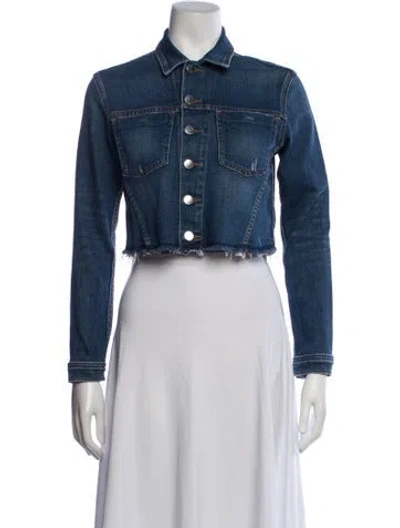 Pre-owned L'agence Denim Jacket In Blue